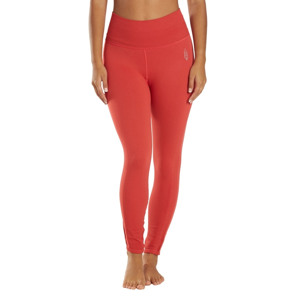 FP Movement High Rise Ankle Free Throw Leggings Puckered Up Pull On